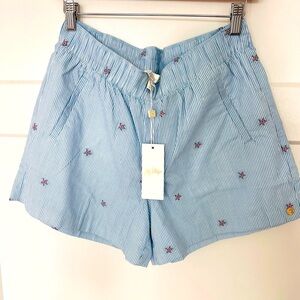 Lilly Pulitzer LILO SHORT.  NEW With TAGS. HYDRA BLUE - Seaside Star Jacquard M